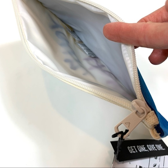 NWT State Bags Laurel Large Zipper Pouch “Your Ad Here” - Picture 6 of 9